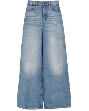 Chloé Wide-Leg Denim Jeans - Blue