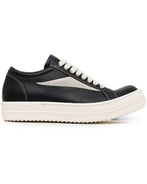 Rick Owens Leather Trainers - White