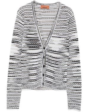 Missoni Wool Blend Cardigan - Grey