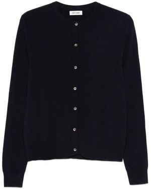 Soft Goat Cashmere Cardigan - Blue
