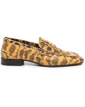 Dries Van Noten Printed Loafers - Natural