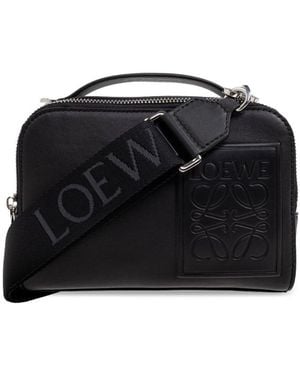Loewe Camera Mini Leather Crossbody Bag - Black