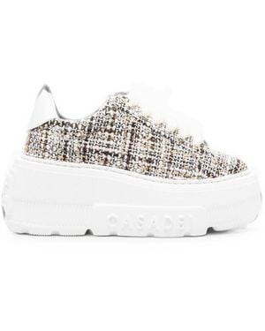 Casadei Nexus Bouclé Trainers - White