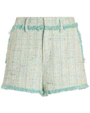 Genny Multi-Thread Jacquard Shorts - Green