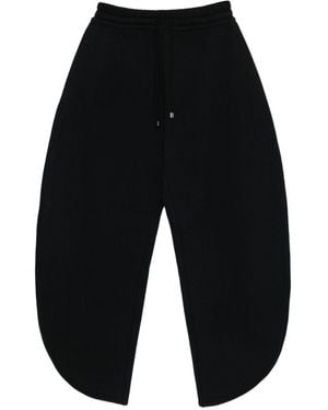 Alaïa Cotton Petal Joggers - Blue