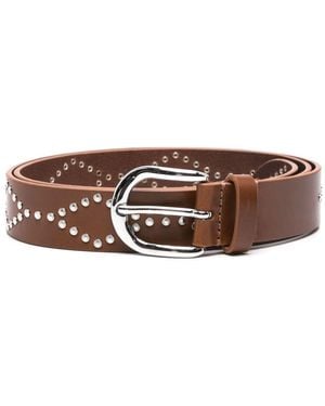 Isabel Marant Liliana Leather Belt - Brown