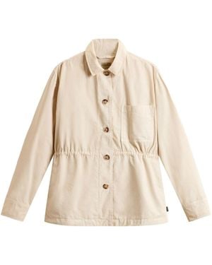 Woolrich Cotton Shirt Jacket - Natural