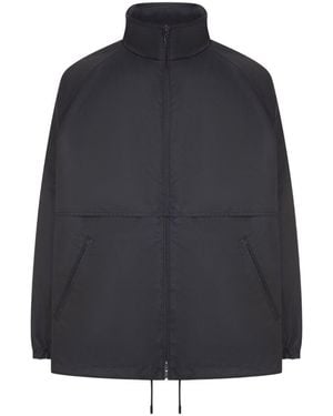 Saint Laurent Giacca Blouson Con Zip - Blu