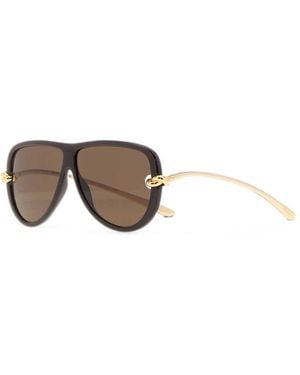 Bottega Veneta Sunglasses - Brown