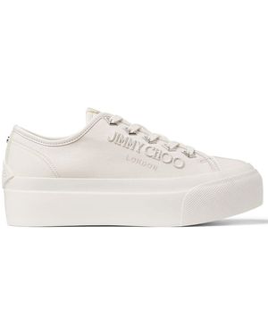 Jimmy Choo Sneaker Palma Maxi - Bianco