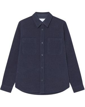 Les Deux Wool T-Shirt Lennon - Blue