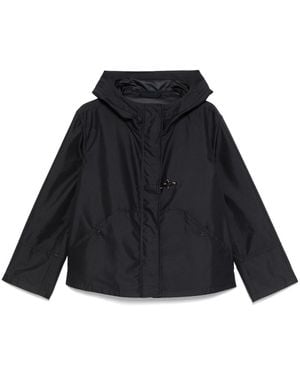 Fay Short Parka Coat - Black