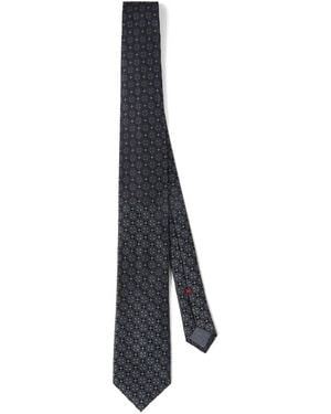 Brunello Cucinelli Silk Tie - White