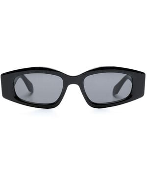 Alaïa Ovale 79 Sunglasses - Black