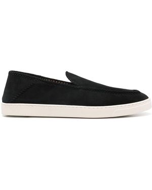Giorgio Armani Suede Trainer - Black