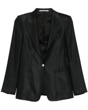 Tagliatore Wool Double-Breasted Suit - Black