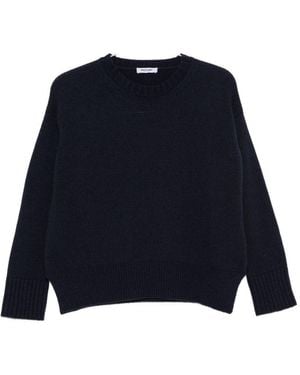 Base London Wool And Cashmere Crewneck Jumper - Blue