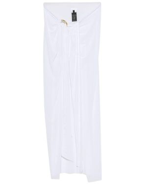 Fisico Long Pareo - White