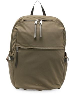 Paul Smith Recycled Nylon Backpack - Green