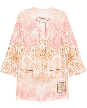Zimmermann Short Dress "Aster" - Pink