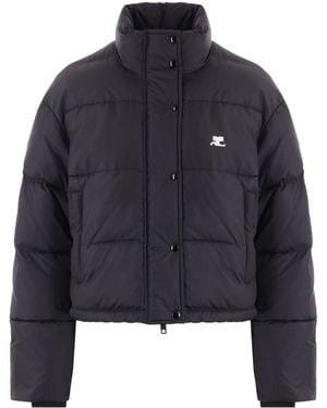 Courreges Nylon Puffer Jacket - Blue