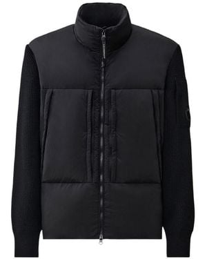 C.P. Company Wool Padded Blouson Jacket - Black