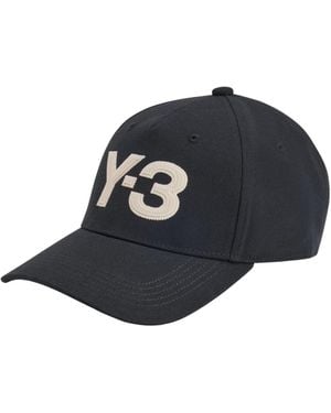 Y-3 Logo Hat - Black