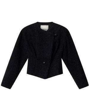 Isabel Marant Suna Wool Blend Jacket - Black