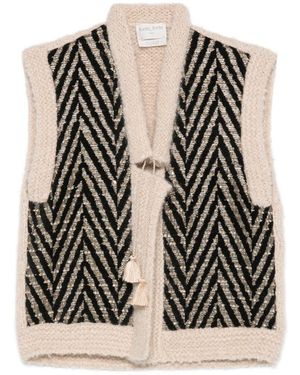 forte_forte Chevron Vest - Black