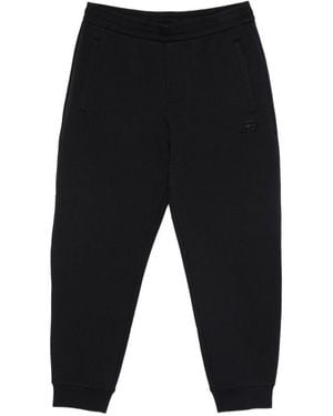 Emporio Armani Logo Cotton Joggers - Black