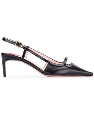 Roger Vivier Decolleté Slingback Mini Buckle - Nero