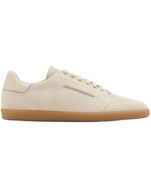 ZEGNA Suede Trainers - White