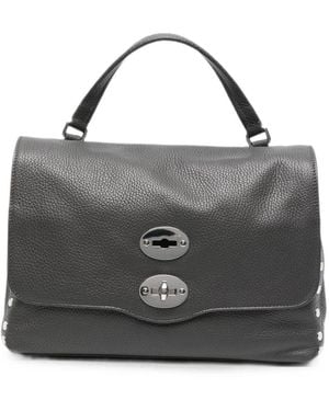 Zanellato Postina Daily Small Leather Handbag - Grey