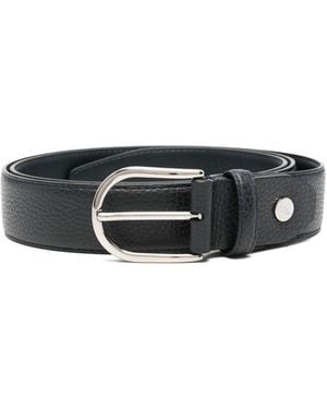 Brioni Leather Belt - Black