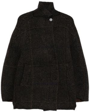 Boboutic Wool Double-Breasted Jacket - Black