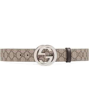 Gucci Gg Belt - Natural