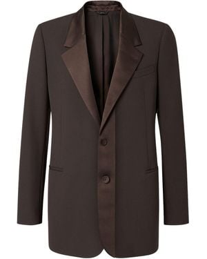 Fendi Single-Breasted Blazer - Black