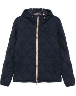 Burberry Hescott Nylon Blouson Jacket - Blue
