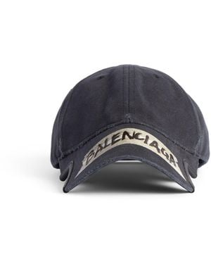 Balenciaga Masking Tape Baseball Cap - Blue