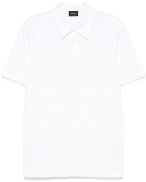Brioni Cotton Polo Shirt - White