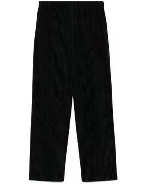 Homme Plissé Issey Miyake Trousers Monthly Colors: January - Black