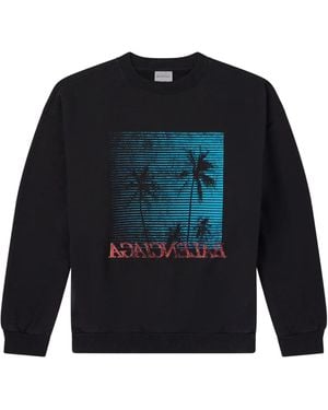 Balenciaga Printed Sweatshirt - Blue