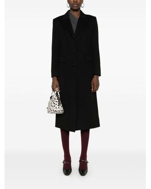 Alberto Biani Cappotto Monopetto - Nero