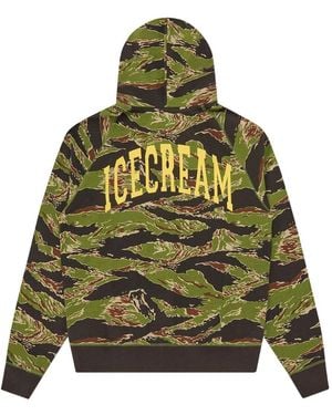 ICECREAM Cotton Hoodie - Green