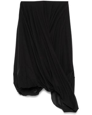 TOTEME Cotton Blend Long Skirt - Black