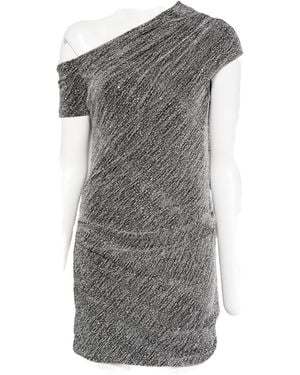 IRO Nalone One-Shoulder Dress - Grey