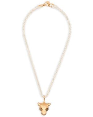forte_forte Puma Necklace - White