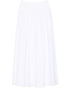 Lardini Cotton Skirt - White