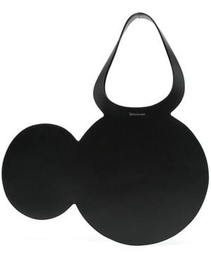 DISNEY X COPERNI Mickey Leather Tote Bag - Black