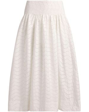 Polo Ralph Lauren Midi Skirt - White